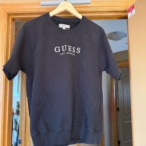 Guess Originals Black Crewneck Top